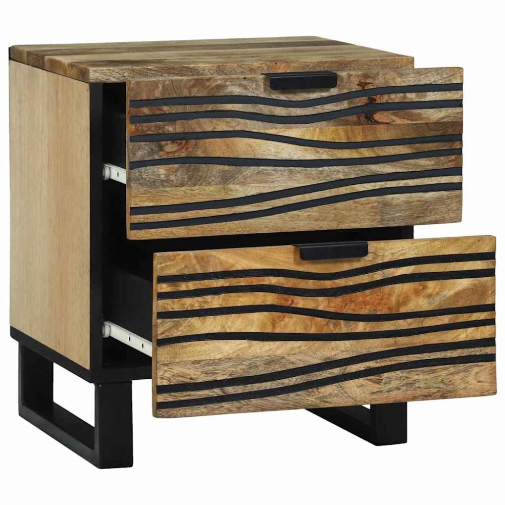 vidaXL Κομοδίνο Φυσικό 40 x 33 x 46 εκ. Επεξεργασμένο Ξύλο