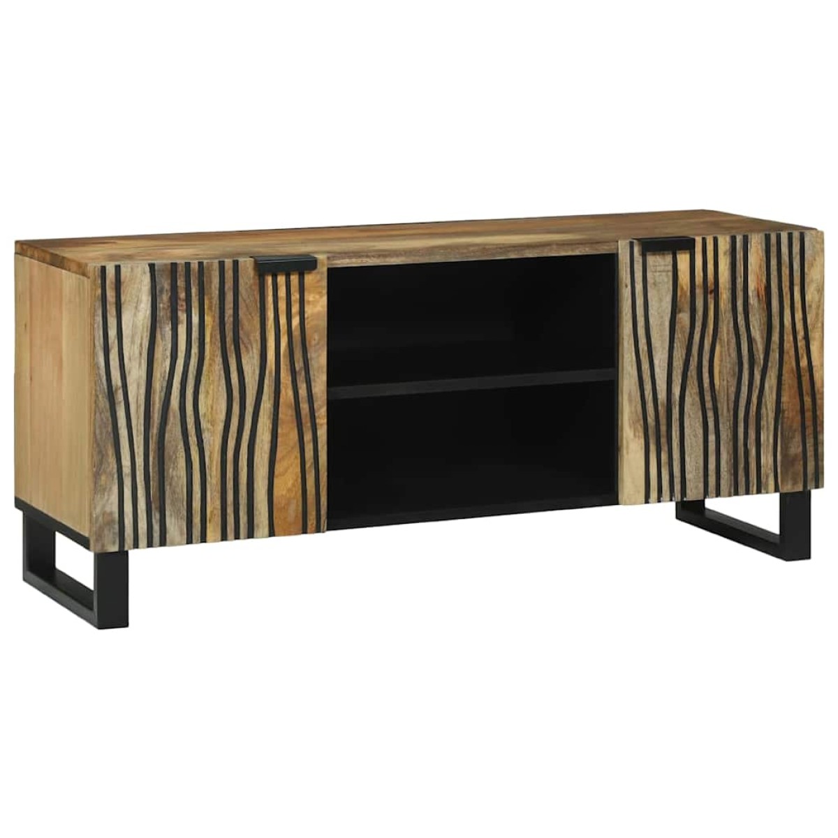 vidaXL Μονάδες TV 105 x 33 x 46 εκ. Καφέ Επεξεργασμένο Ξύλο