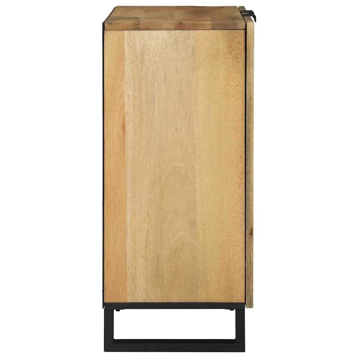 vidaXL Πλαϊνό γραφείο Φυσικό 60 x 33,5 x 75 εκ. Στερεό ξύλο μάνγκο