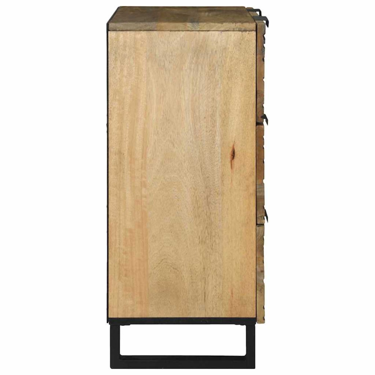 vidaXL Πλαϊνό γραφείο Καφέ 60 x 33.5 x 75 εκ. Μασίφ ξύλο μάνγκο