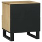 vidaXL Κομοδίνο 2 τμχ. Φυσικό 40 x 33 x 46 εκ. Επεξεργασμένο Ξύλο