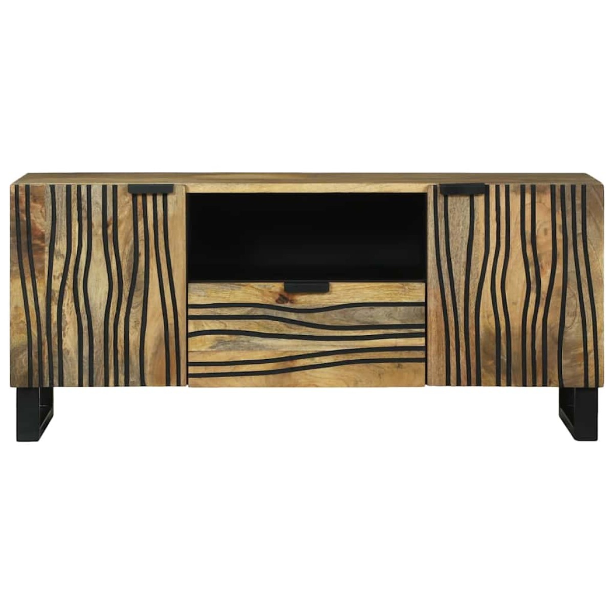 vidaXL Μονάδες TV 105 x 33 x 46 εκ. Καφέ Επεξεργασμένο Ξύλο