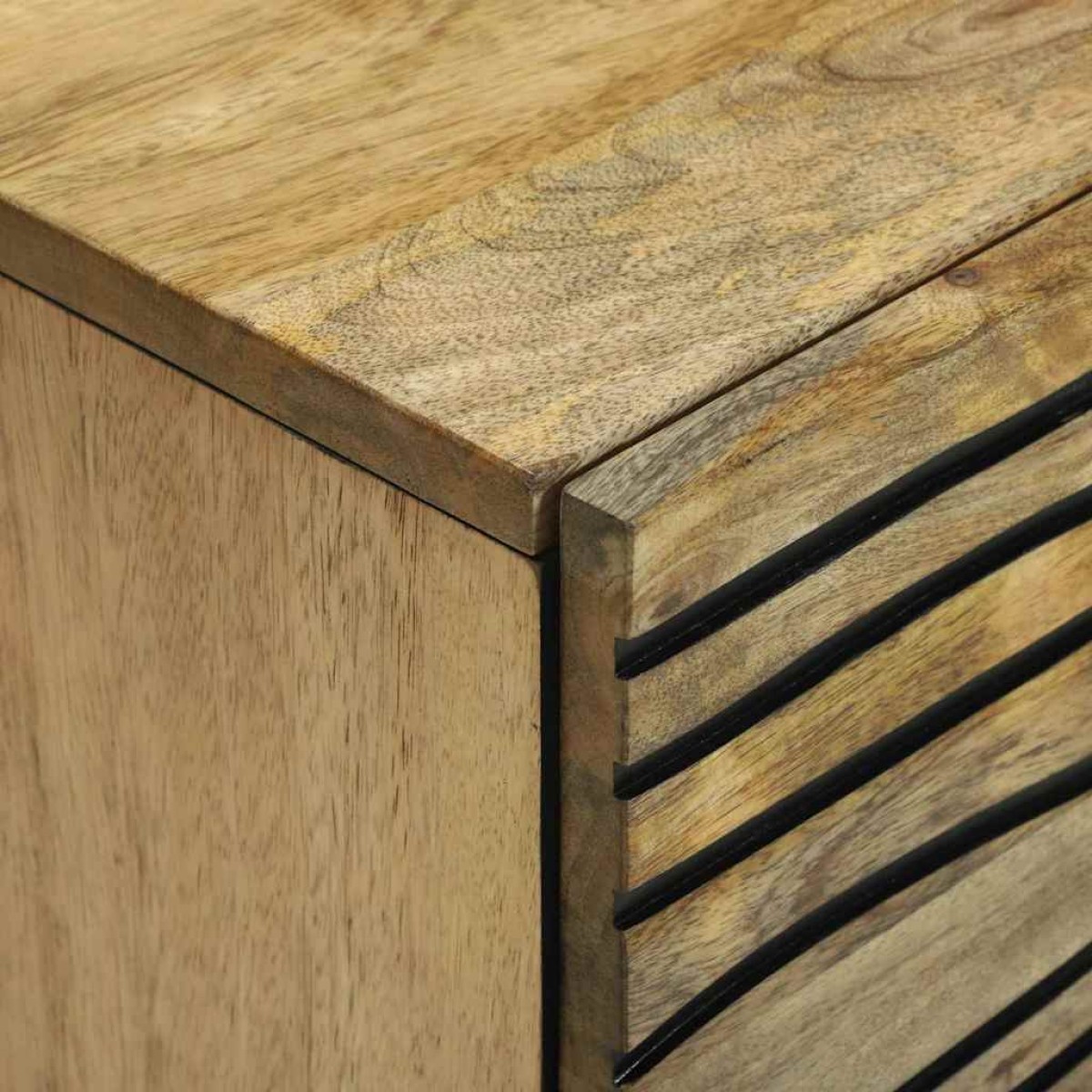 vidaXL Συρτάρι με συρτάρι Καφέ 40 x 33 x 75 εκ. Μασίφ ξύλο μάνγκο