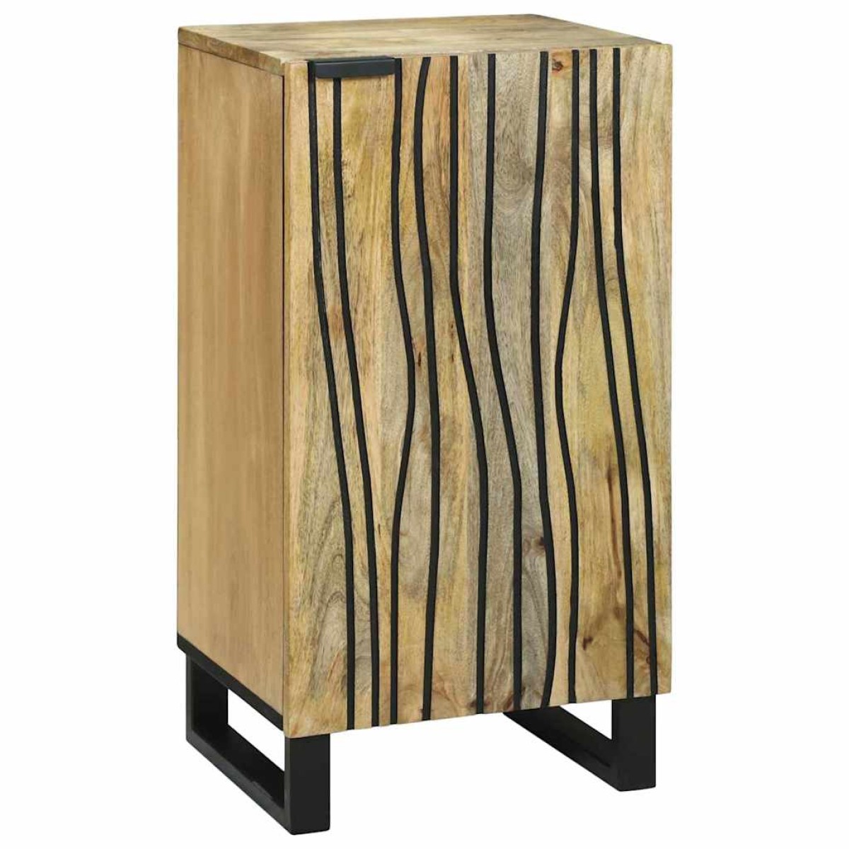 vidaXL Γραφείο Καφέ 40 x 33 x 75 εκ. Μασίφ ξύλο μάνγκο