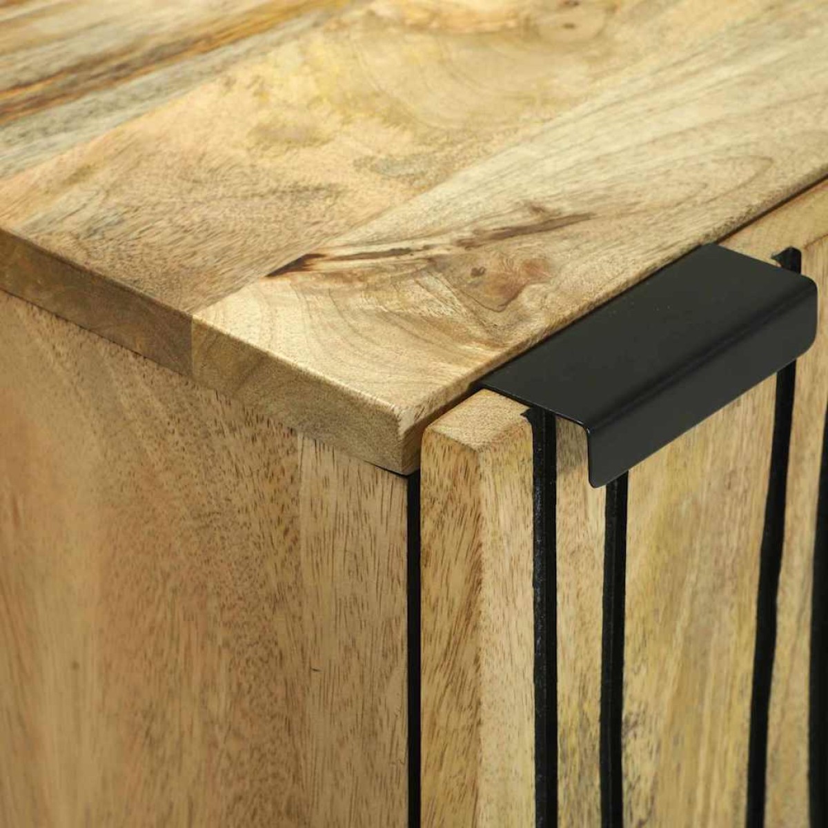 vidaXL Γραφείο Καφέ 40 x 33 x 75 εκ. Μασίφ ξύλο μάνγκο