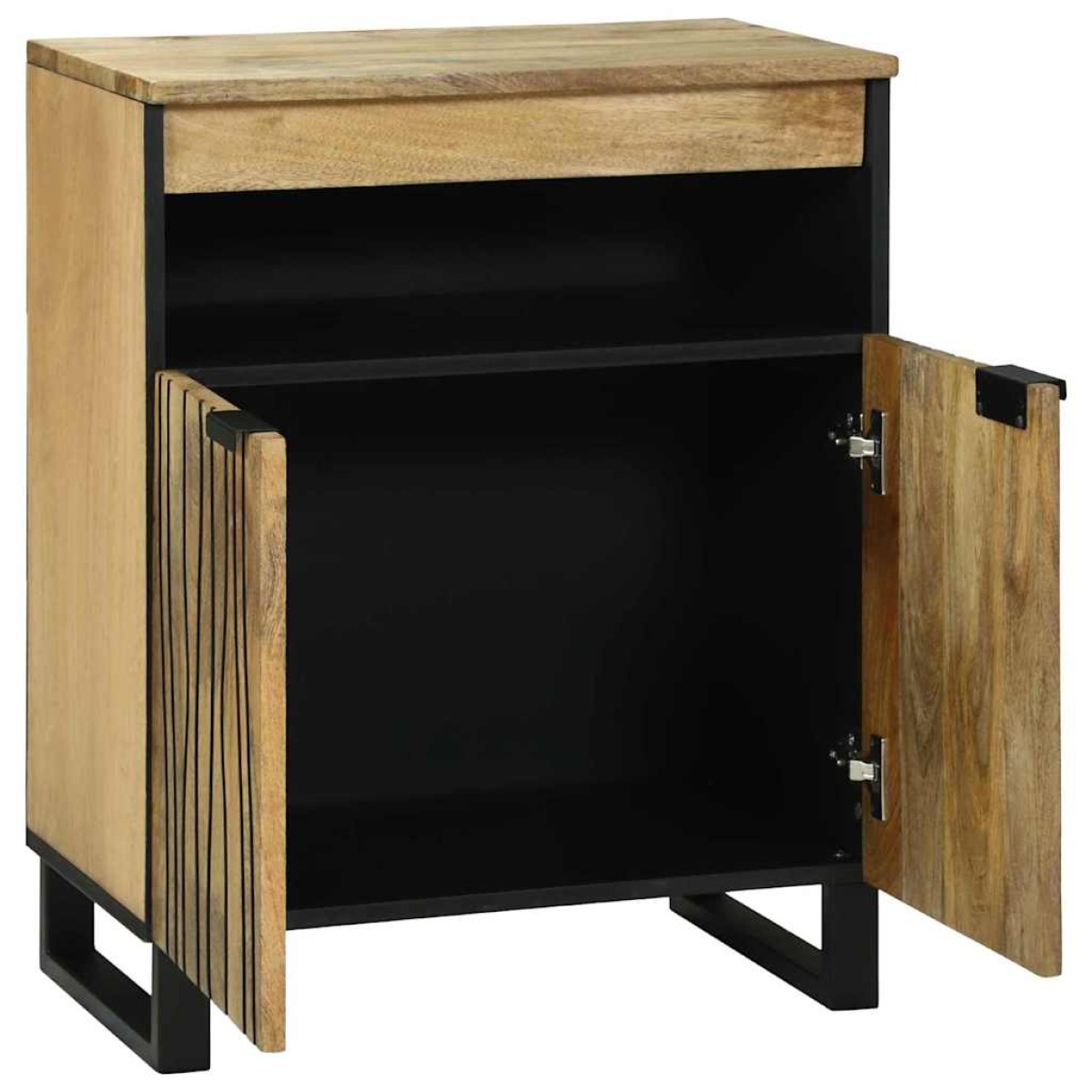 vidaXL Πλαϊνό Γραφείο Καφέ 60 x 33 x 75 cm Μασίφ ξύλο μάνγκο