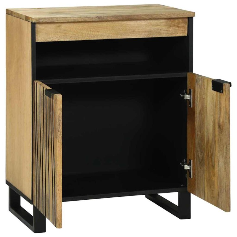 vidaXL Πλαϊνό Γραφείο Καφέ 60 x 33 x 75 cm Μασίφ ξύλο μάνγκο