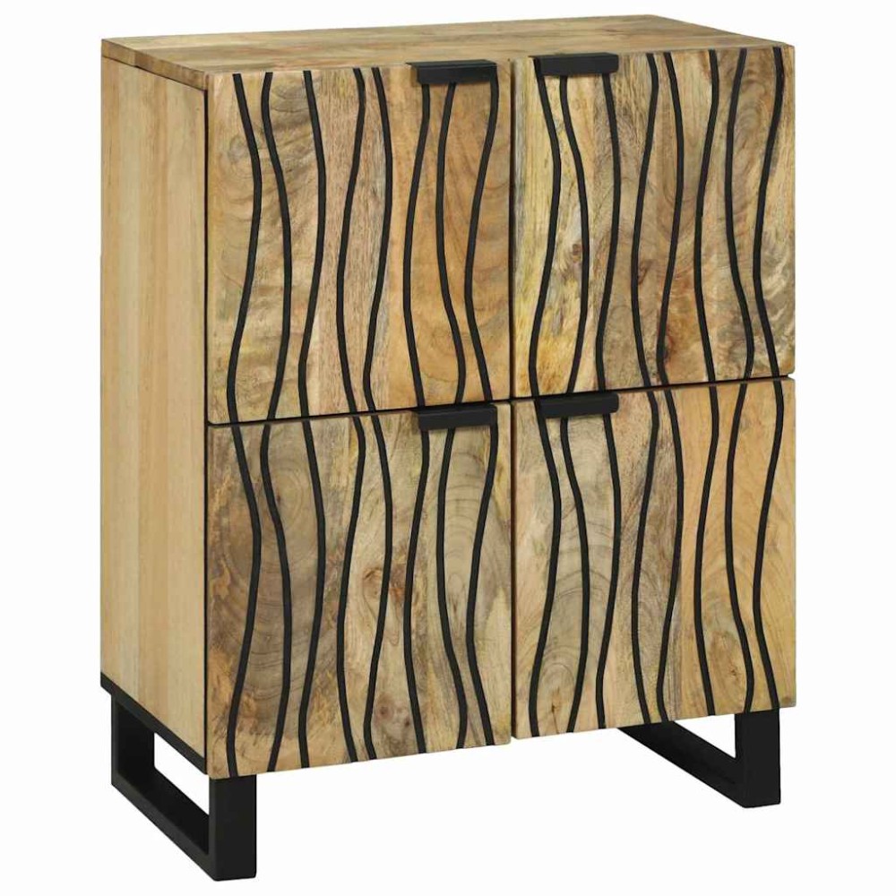vidaXL Πλαϊνό Γραφείο Καφέ 60 x 33 x 75 cm Μασίφ ξύλο μάνγκο