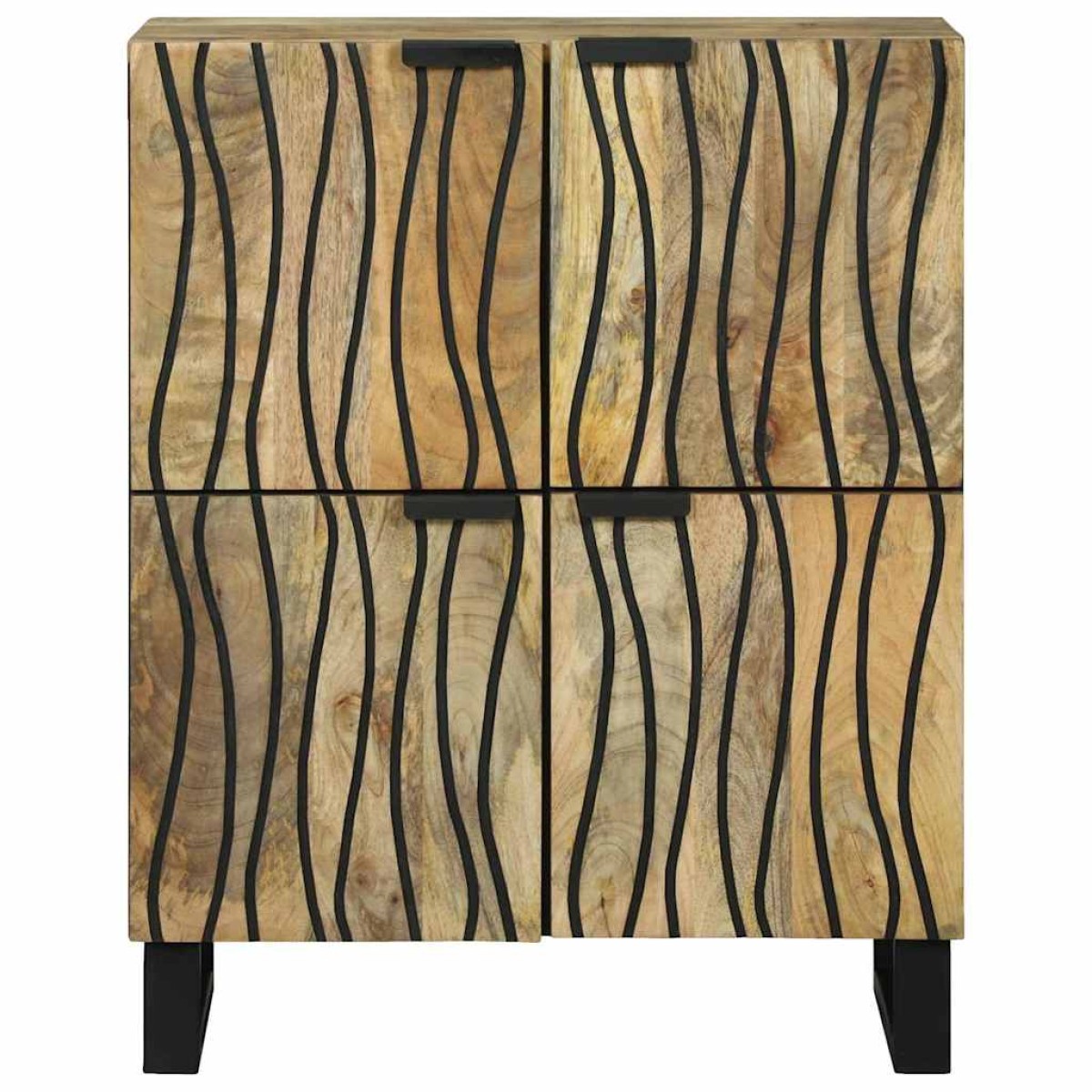 vidaXL Πλαϊνό Γραφείο Καφέ 60 x 33 x 75 cm Μασίφ ξύλο μάνγκο