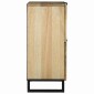 vidaXL Πλαϊνό Γραφείο Καφέ 60 x 33 x 75 cm Μασίφ ξύλο μάνγκο