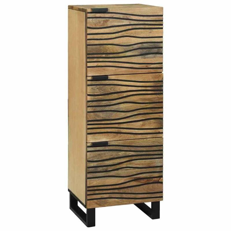 vidaXL Υψηλό Γραφείο Καφέ 40 x 33 x 110 εκ Μασίφ ξύλο μάνγκο