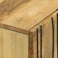 vidaXL Υψηλό Κεφαλάκι Καφέ 60 x 33 x 100 εκ. Μασίφ ξύλο μάνγκο