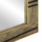 vidaXL Καθρέφτης Μπάνιου Ορθογώνιος Φυσικό 50 x 2,5 x 70 εκ