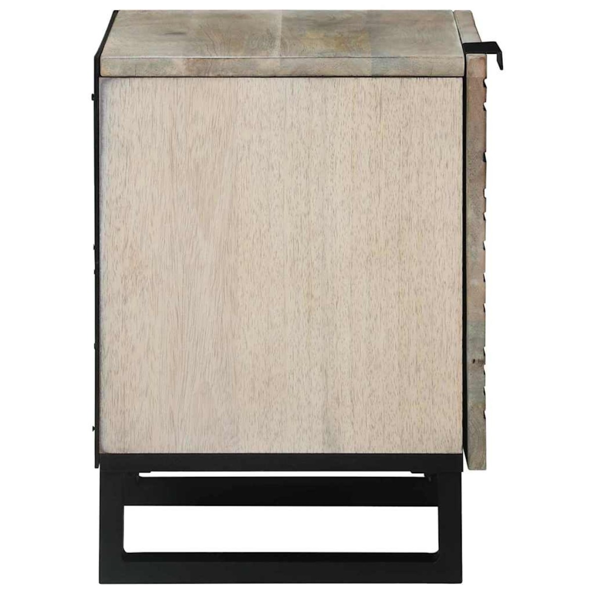 vidaXL Κομοδίνο 2 τμχ. Λευκό 40 x 33 x 46 εκ. Επεξεργασμένο Ξύλο