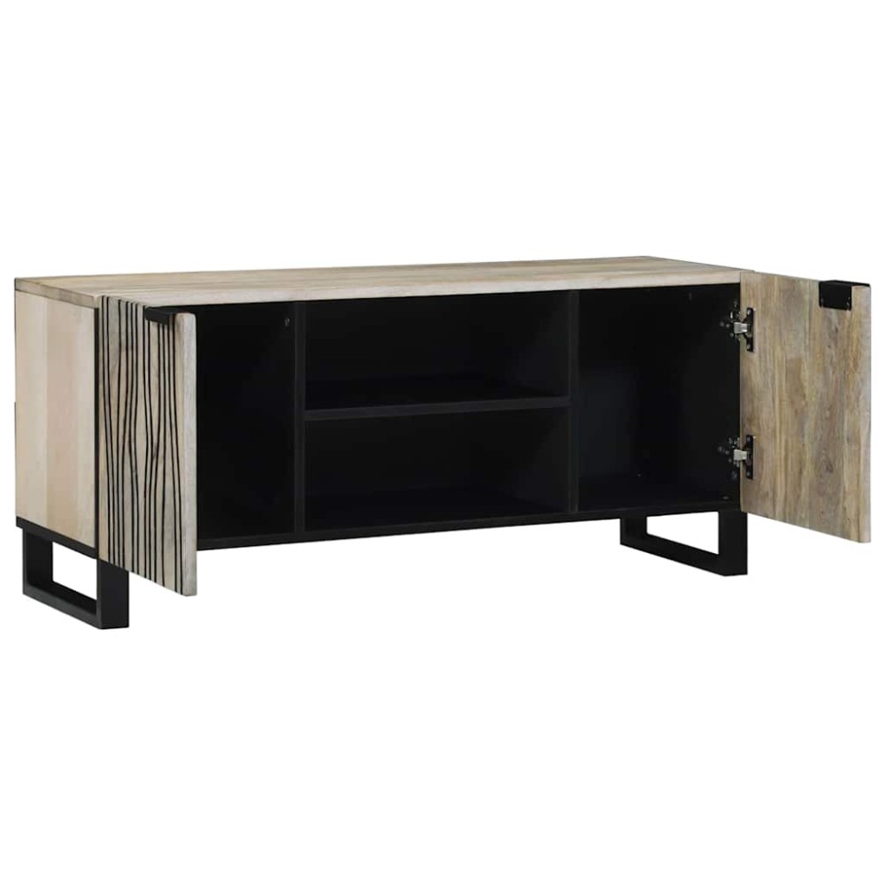 vidaXL Μονάδες TV 105 x 33 x 46 εκ. Λευκό Επεξεργασμένο Ξύλο