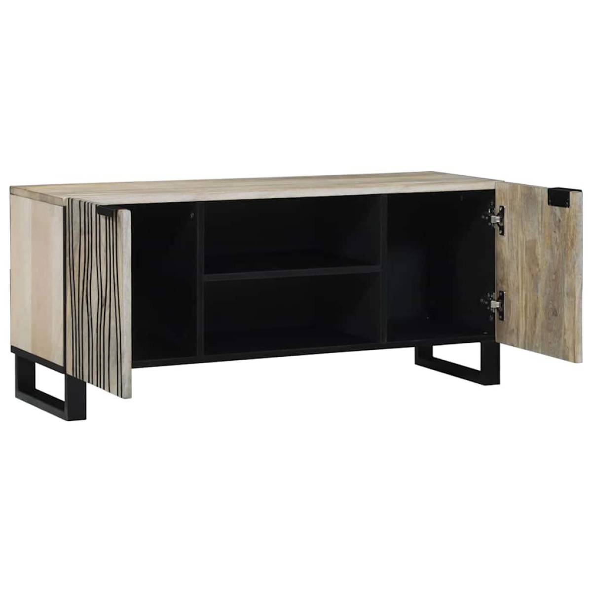 vidaXL Μονάδες TV 105 x 33 x 46 εκ. Λευκό Επεξεργασμένο Ξύλο
