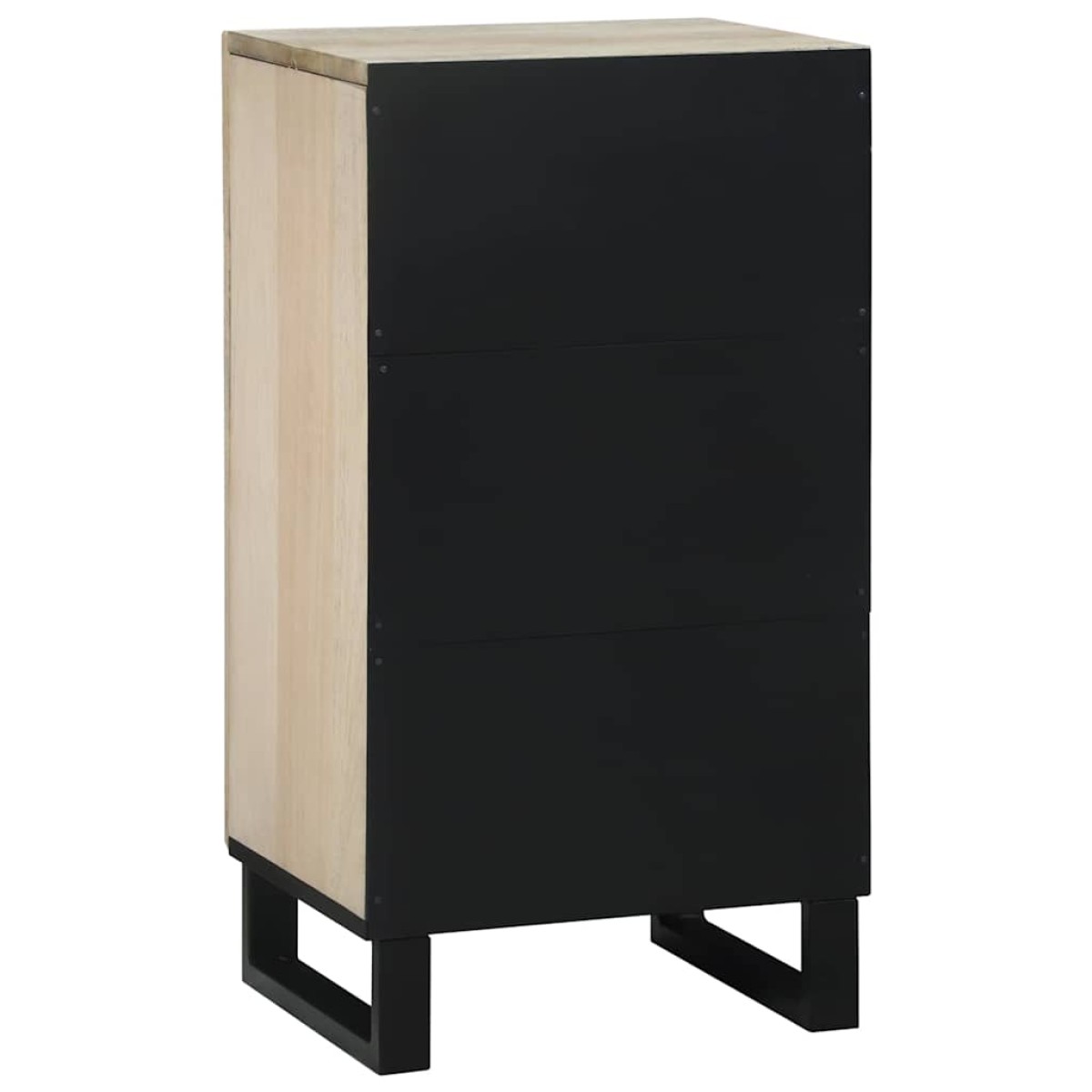 vidaXL Γραφείο Λευκό 40 x 33 x 75 εκ. Μασίφ ξύλο μάνγκο
