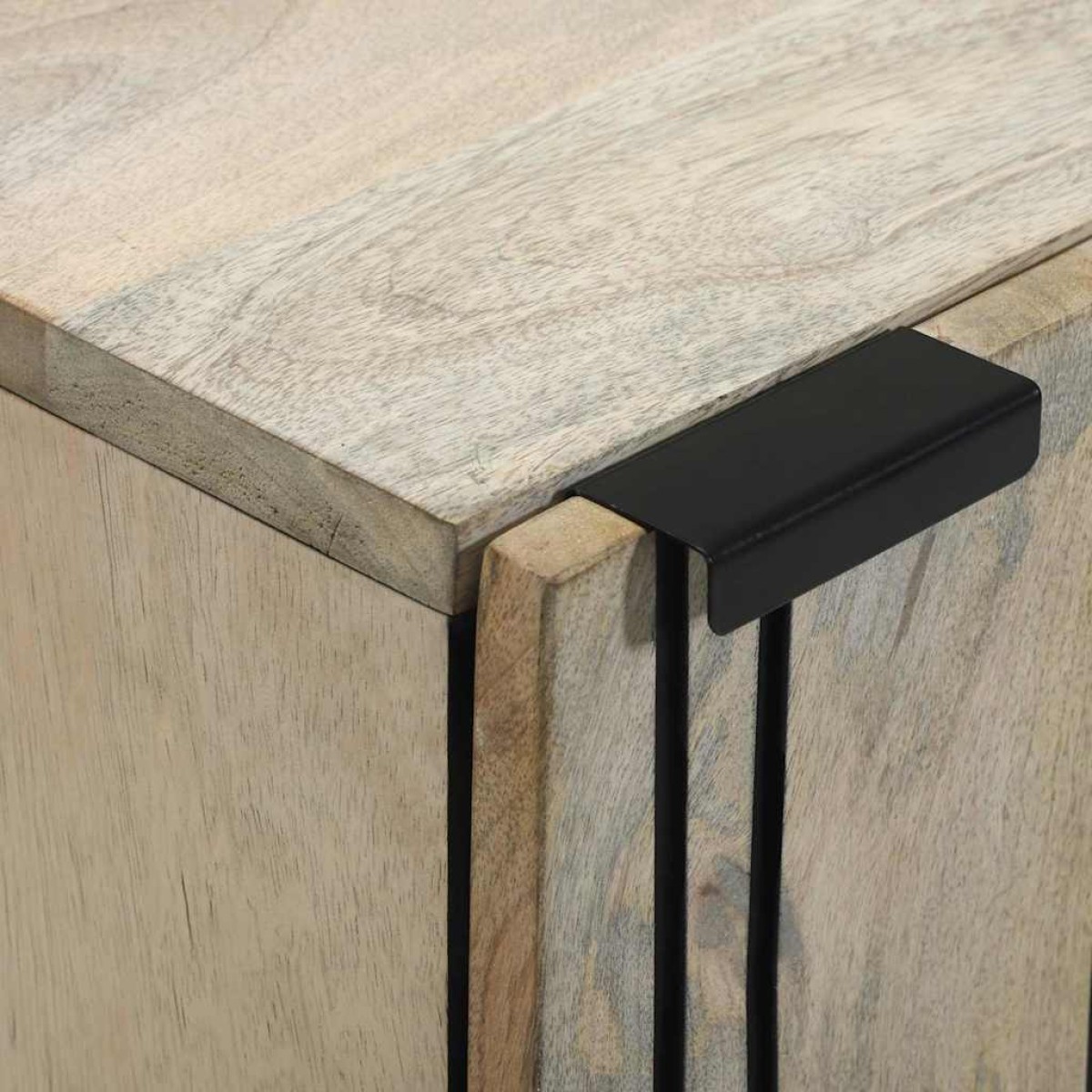 vidaXL Γραφείο Λευκό 40 x 33 x 75 εκ. Μασίφ ξύλο μάνγκο