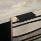 vidaXL Μπουφές Λευκό 80 x 33 x 75 εκ Μασίφ ξύλο μάνγκο