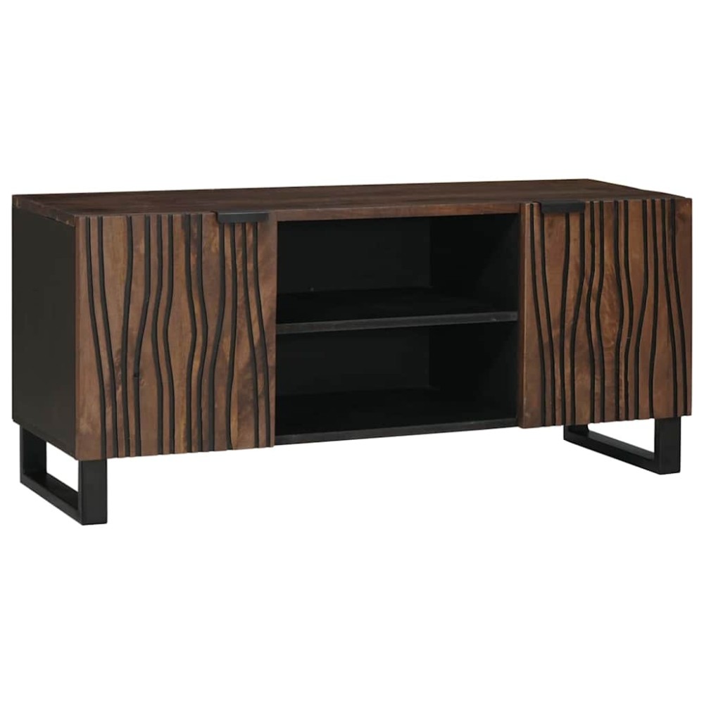 vidaXL Μονάδες TV 105 x 33 x 46 εκ. Καρυδιά Επεξεργασμένο Ξύλο