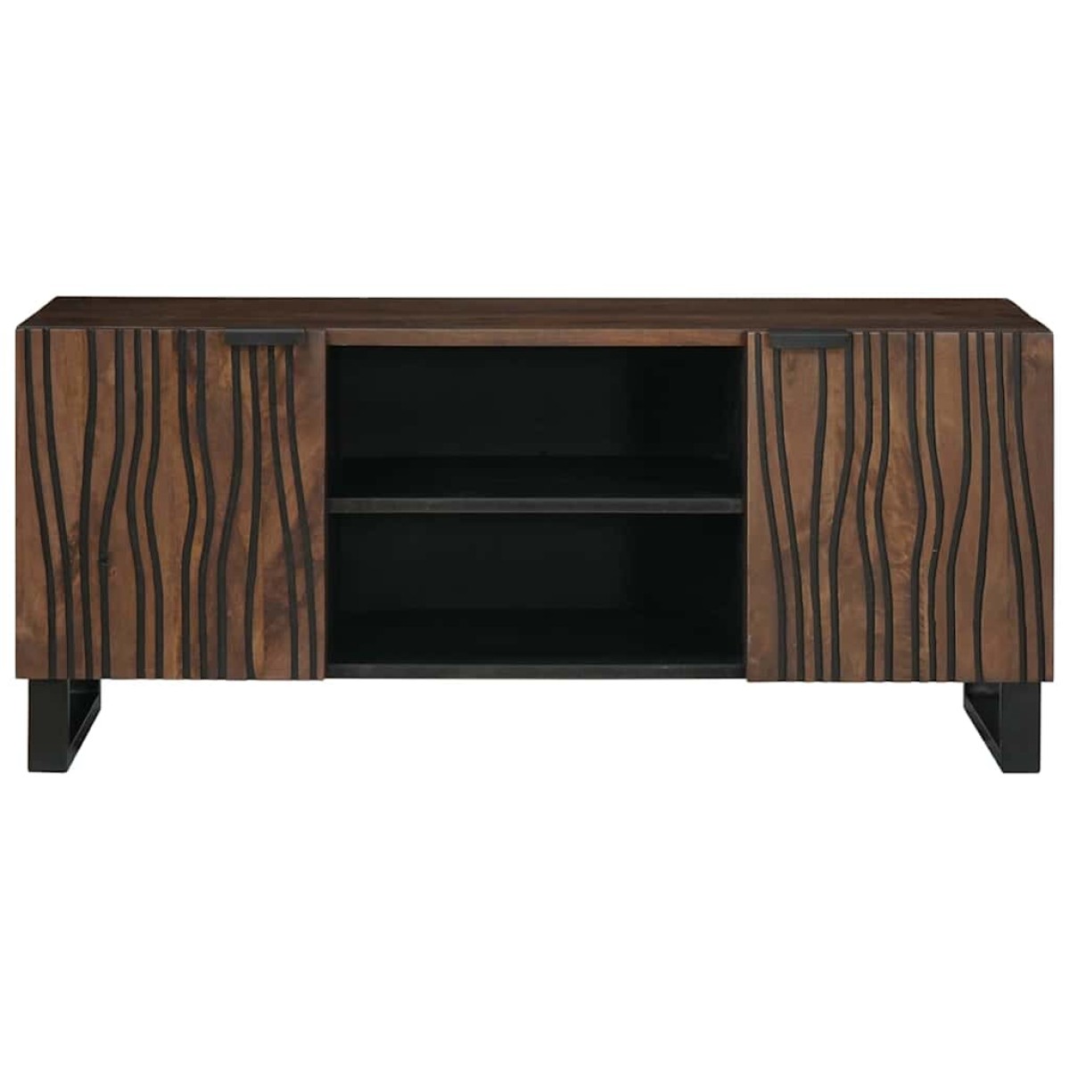 vidaXL Μονάδες TV 105 x 33 x 46 εκ. Καρυδιά Επεξεργασμένο Ξύλο