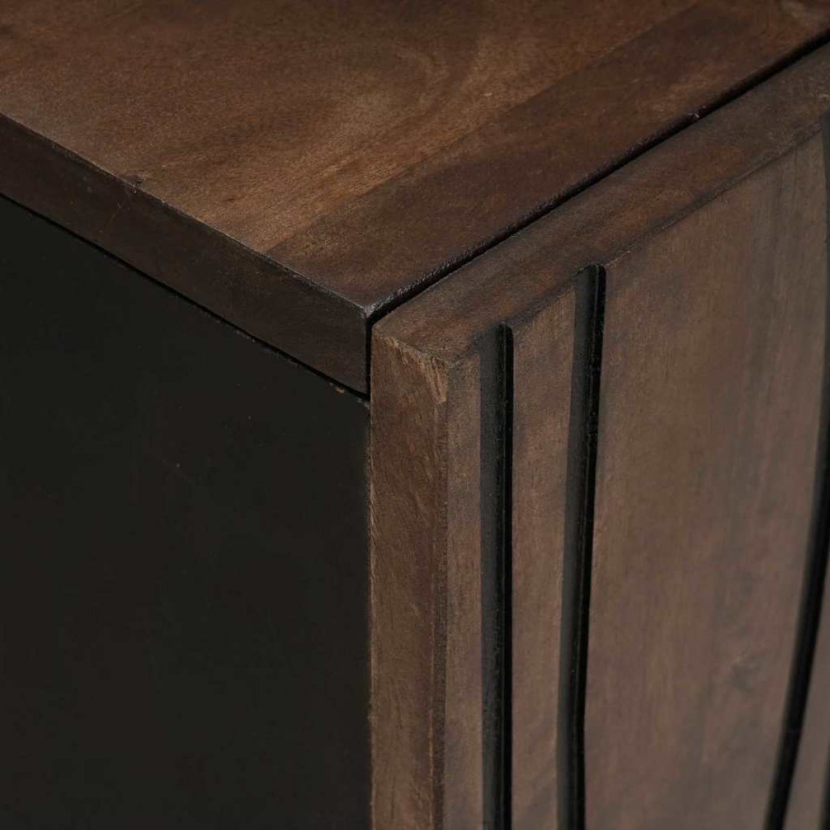 vidaXL Πλαϊνό γραφείο Καρυδιά 60 x 33,5 x 75 εκ. Στερεό ξύλο μάνγκο