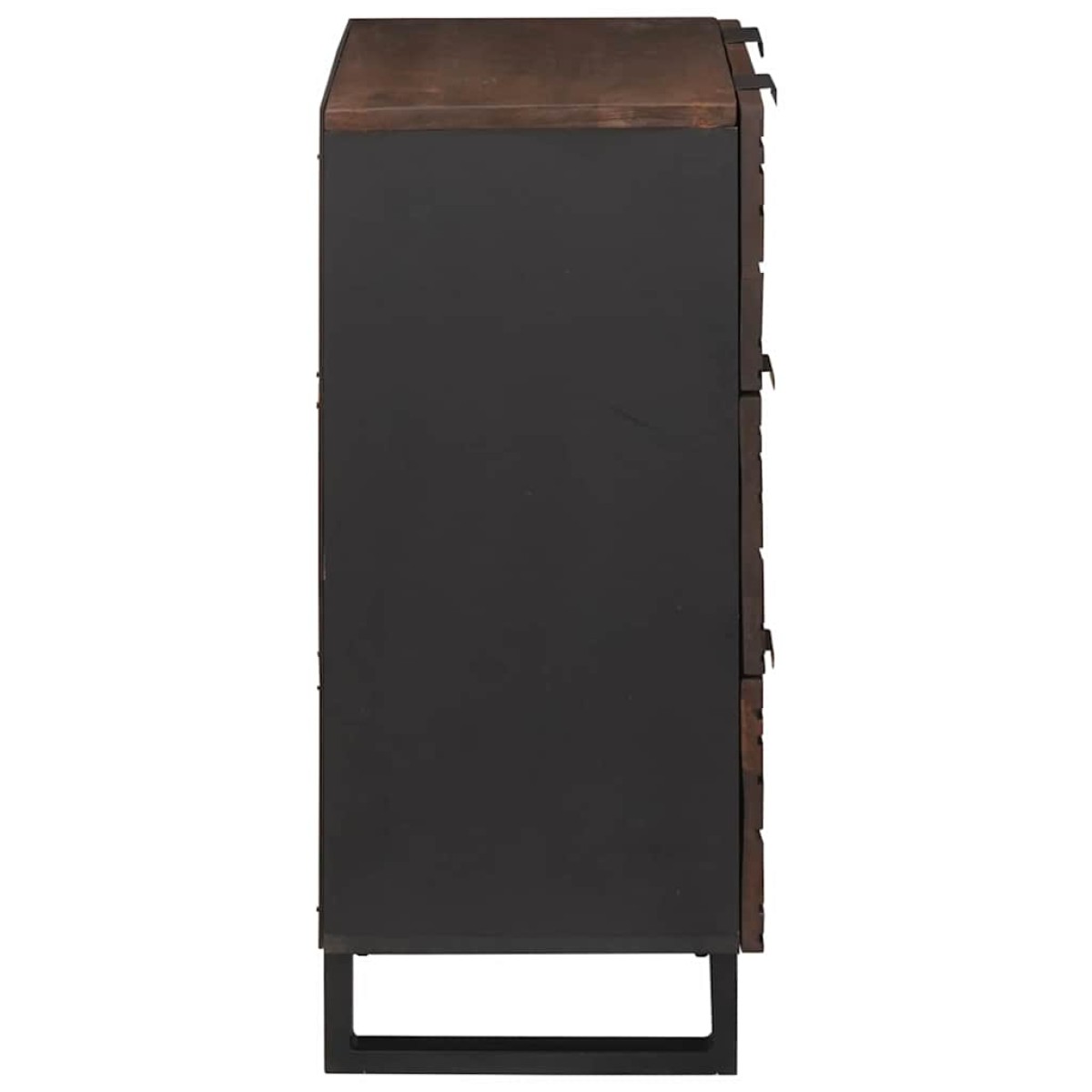 vidaXL Πλαϊνό γραφείο Καφέ 60 x 33.5 x 75 εκ. Μασίφ ξύλο μάνγκο