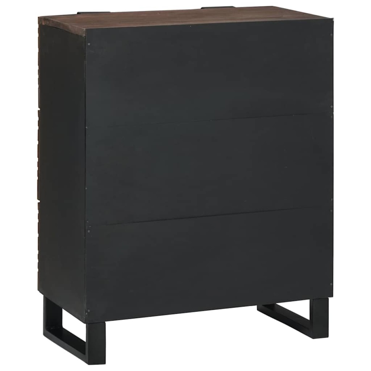 vidaXL Πλαϊνό γραφείο Καφέ 60 x 33.5 x 75 εκ. Μασίφ ξύλο μάνγκο