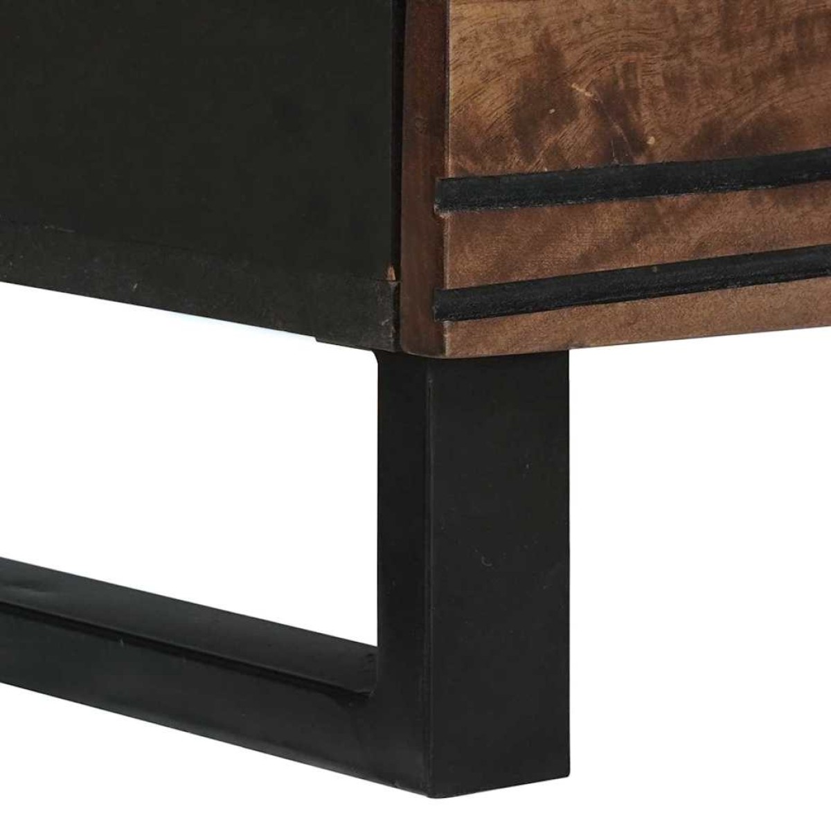 vidaXL Πλαϊνό γραφείο Καφέ 60 x 33.5 x 75 εκ. Μασίφ ξύλο μάνγκο