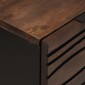 vidaXL Πλαϊνό γραφείο Καφέ 60 x 33.5 x 75 εκ. Μασίφ ξύλο μάνγκο
