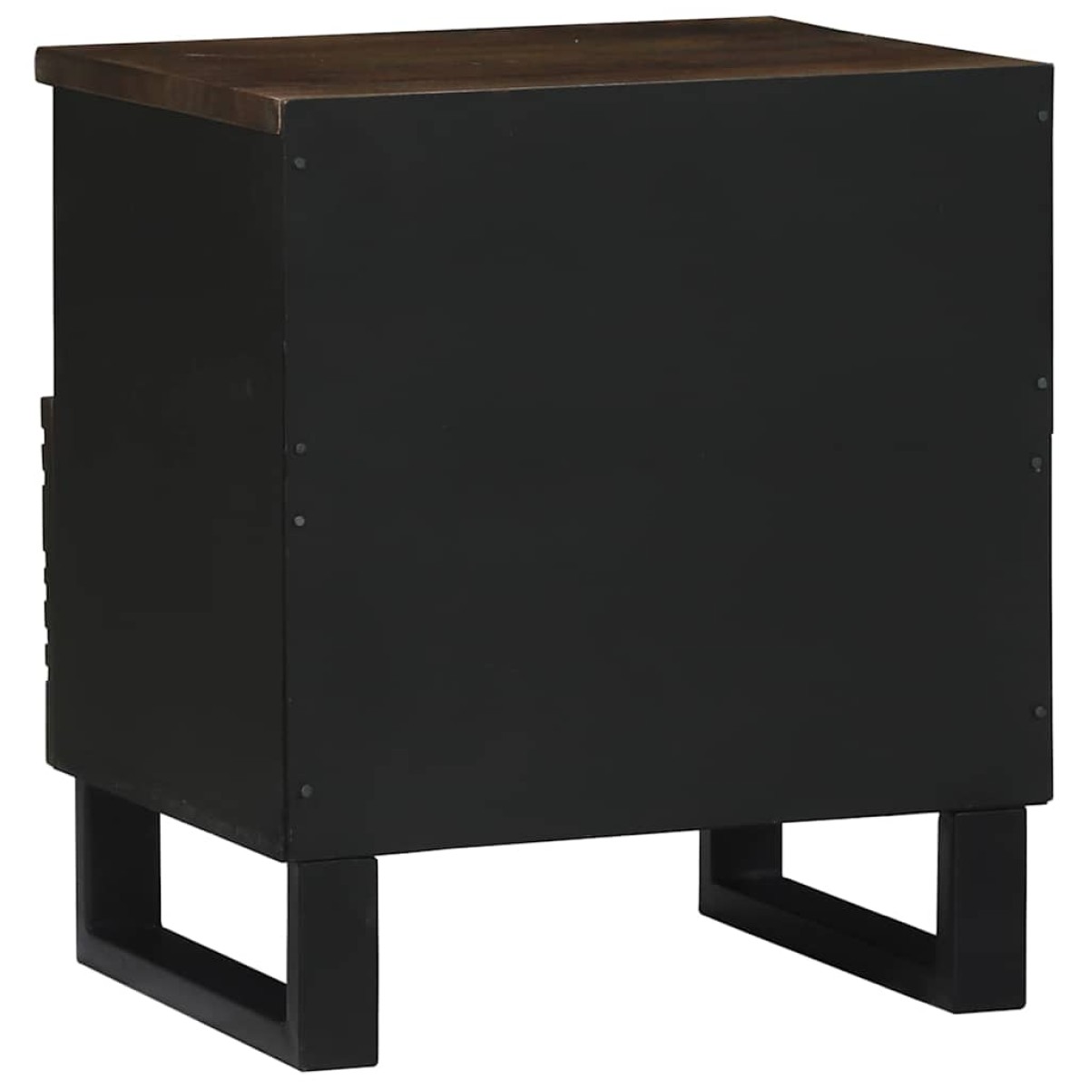 vidaXL Κομοδίνο Καρυδιά 40 x 33 x 46 εκ. Επεξεργασμένο Ξύλο