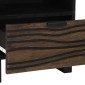 vidaXL Κομοδίνο Καρυδιά 40 x 33 x 46 εκ. Επεξεργασμένο Ξύλο