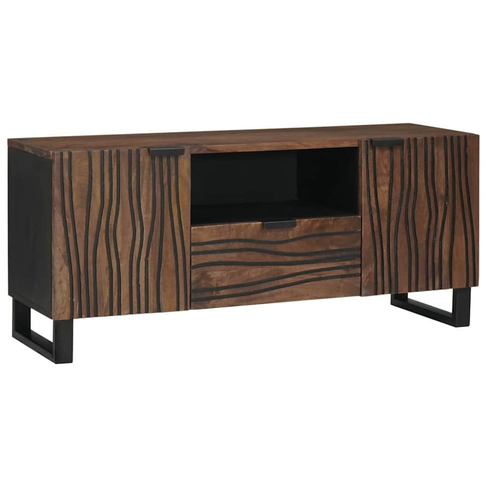 vidaXL Μονάδες TV 105 x 33 x 46 εκ. Καρυδιά Επεξεργασμένο Ξύλο