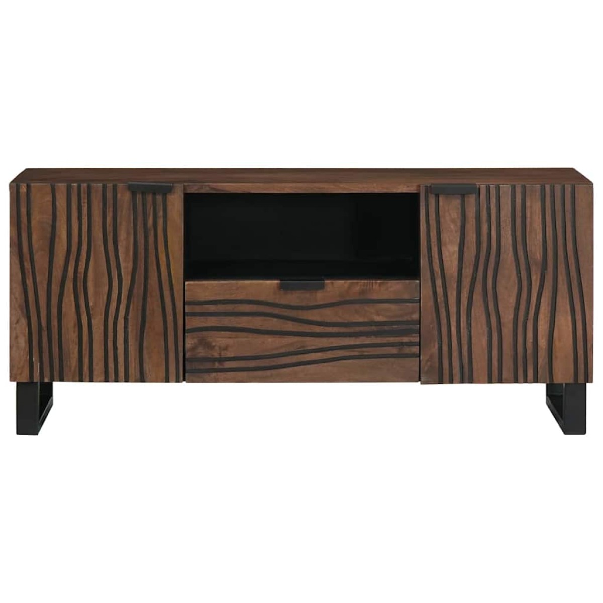 vidaXL Μονάδες TV 105 x 33 x 46 εκ. Καρυδιά Επεξεργασμένο Ξύλο