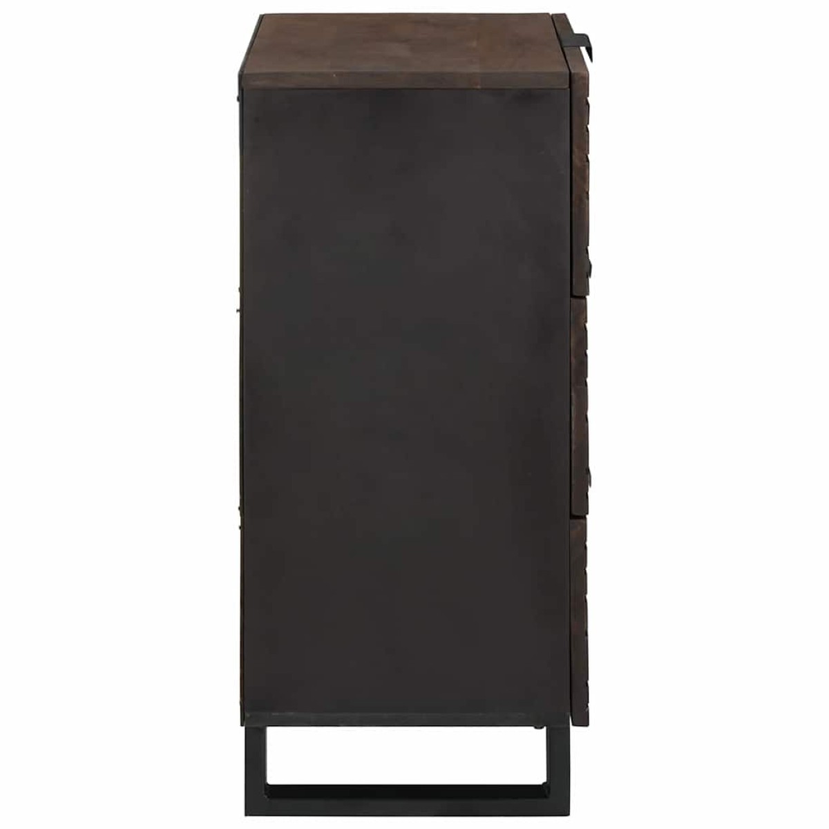 vidaXL Συρτάρι με συρτάρι Καφέ 40 x 33 x 75 εκ. Μασίφ ξύλο μάνγκο