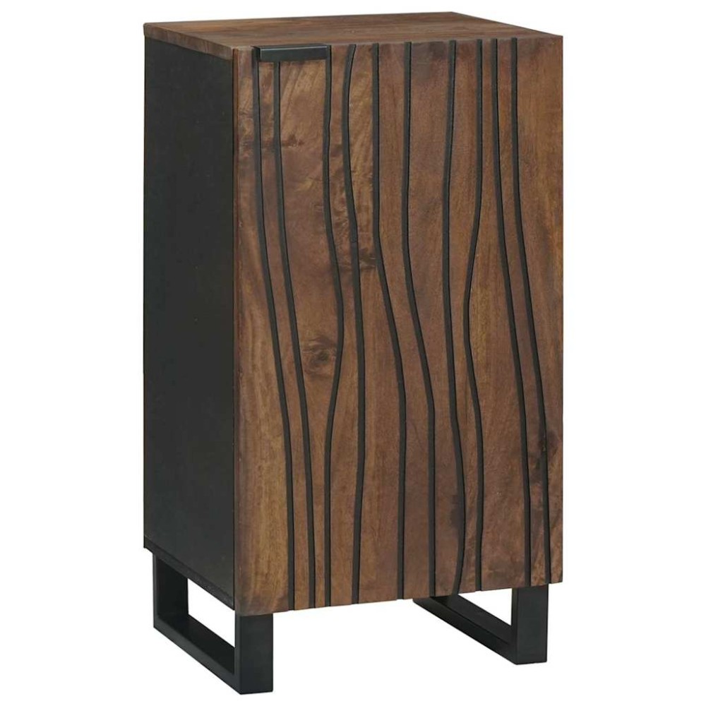 vidaXL Γραφείο Καφέ 40 x 33 x 75 εκ. Μασίφ ξύλο μάνγκο
