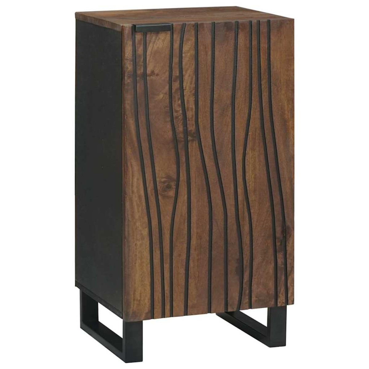 vidaXL Γραφείο Καφέ 40 x 33 x 75 εκ. Μασίφ ξύλο μάνγκο