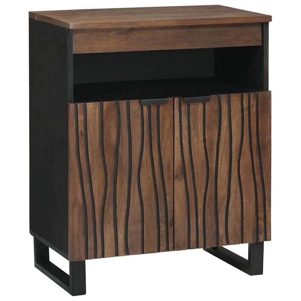 vidaXL Πλαϊνό Γραφείο Καφέ 60 x 33 x 75 cm Μασίφ ξύλο μάνγκο