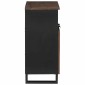 vidaXL Πλαϊνό Γραφείο Καφέ 60 x 33 x 75 cm Μασίφ ξύλο μάνγκο
