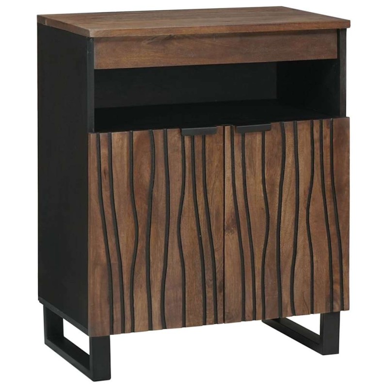 vidaXL Πλαϊνό Γραφείο Καφέ 60 x 33 x 75 cm Μασίφ ξύλο μάνγκο