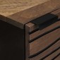 vidaXL Υψηλό Γραφείο Καφέ 40 x 33 x 110 εκ Μασίφ ξύλο μάνγκο