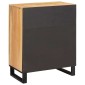 vidaXL Πλαϊνό γραφείο Καφέ 60 x 33 x 75 cm Στερεό ξύλο μάνγκο