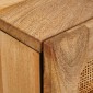 vidaXL Κομοδίνο Φυσικό 50 x 33 x 60 εκ Στερεό ξύλο μάνγκο