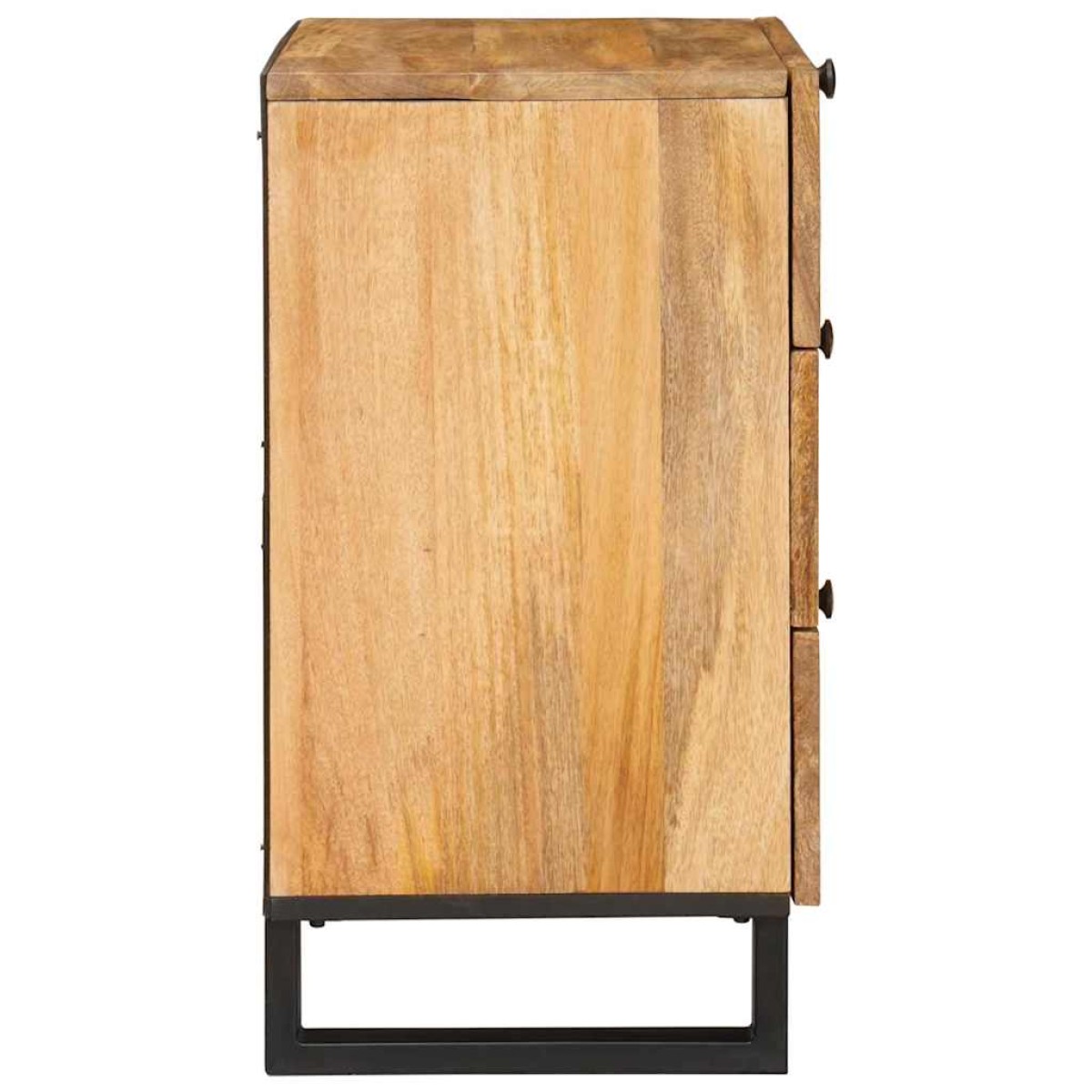 vidaXL Κομοδίνο με συρτάρι Φυσικό 50 x 33 x 62 εκ. Στερεό ξύλο μάνγκο