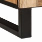 vidaXL Κομοδίνο με συρτάρι Φυσικό 50 x 33 x 62 εκ. Στερεό ξύλο μάνγκο