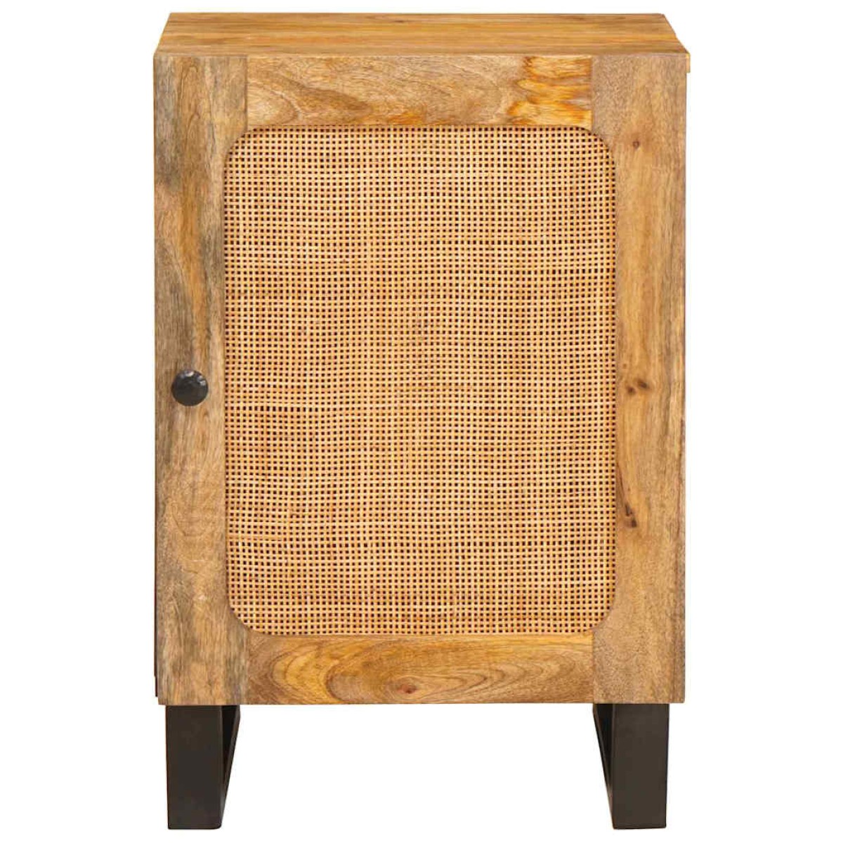 vidaXL Ντουλάπι Μπάνιου Καφέ 38 x 33 x 58 εκ. Στερεό ξύλο μάνγκο