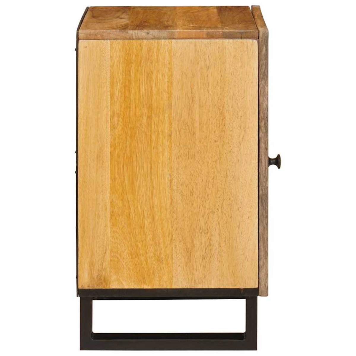vidaXL Ντουλάπι Μπάνιου Καφέ 38 x 33 x 58 εκ. Στερεό ξύλο μάνγκο