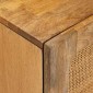 vidaXL Ντουλάπι Μπάνιου Καφέ 38 x 33 x 58 εκ. Στερεό ξύλο μάνγκο