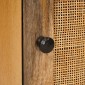 vidaXL Ντουλάπι Μπάνιου Καφέ 38 x 33 x 58 εκ. Στερεό ξύλο μάνγκο