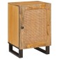 vidaXL Ντουλάπι Μπάνιου Καφέ 38 x 33 x 58 εκ. Στερεό ξύλο μάνγκο